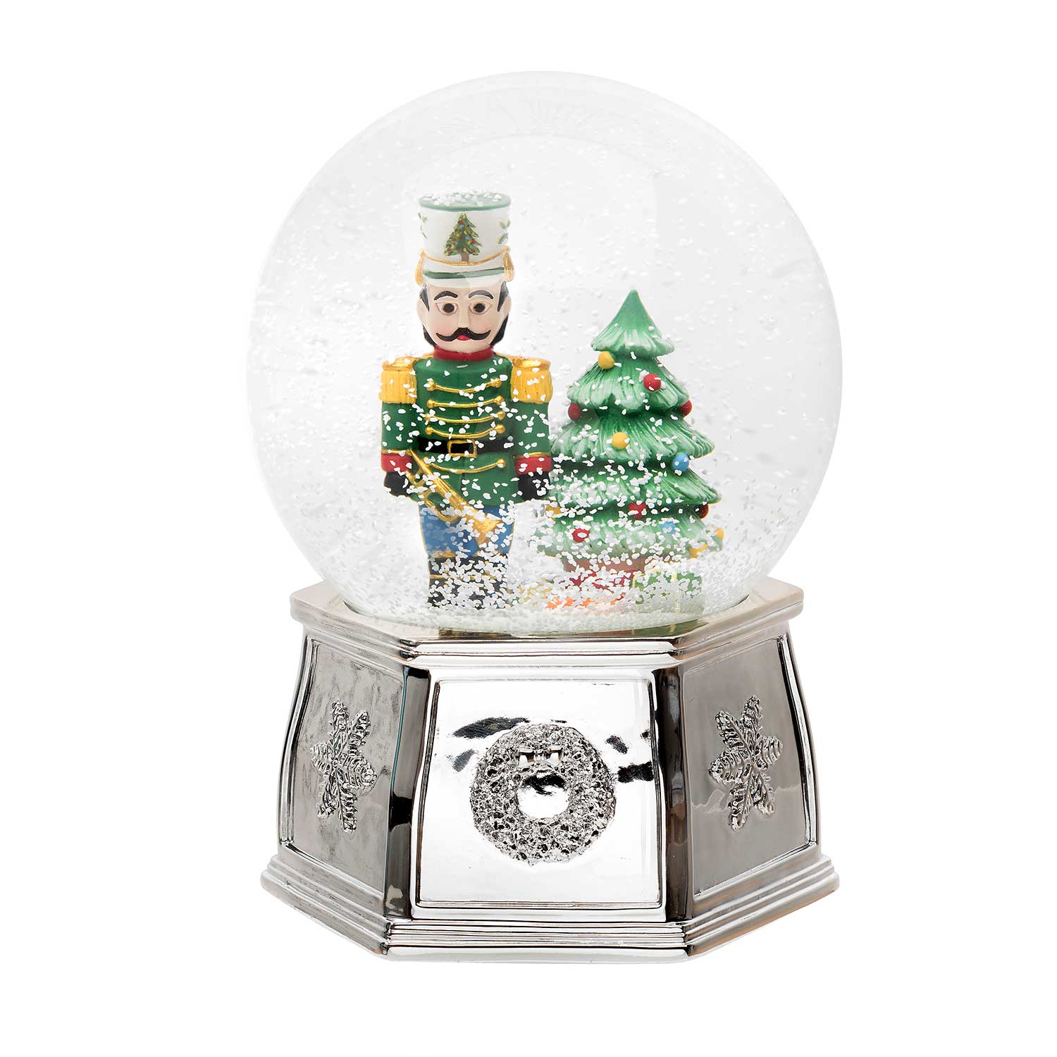 Christmas Tree 6.5 Inch Musical Nutcracker Snowglobe (Nutcracker Suite) image number null